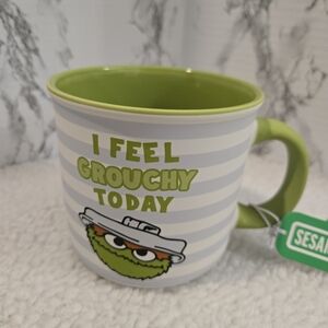 Sesame Street Oscar Grouchy Mug NWT